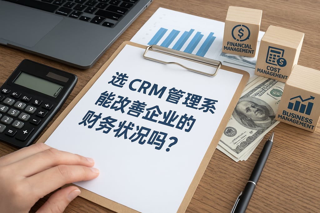 选 CRM 管理系统，能改善企业的财务状况吗？